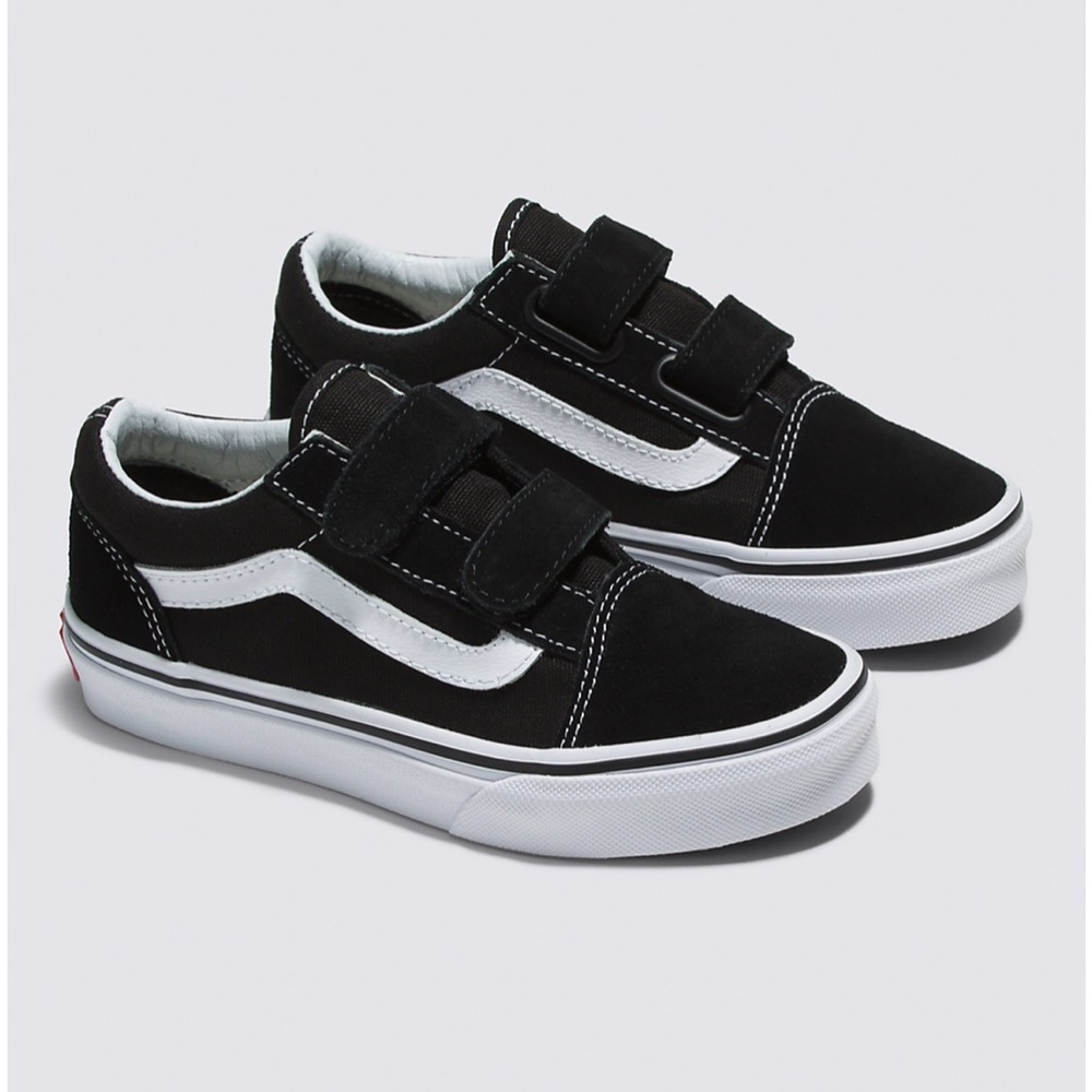 Vans Kids Old Skool V Shoe Black & White